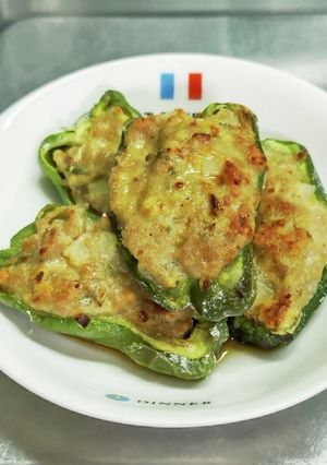 レンジで簡単♪ピーマンの肉詰め-レシピのメイン写真