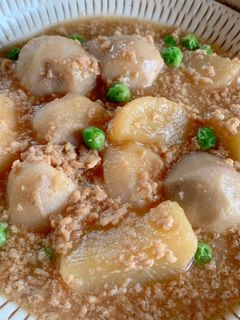 大根と里芋のそぼろ煮-レシピのメイン写真