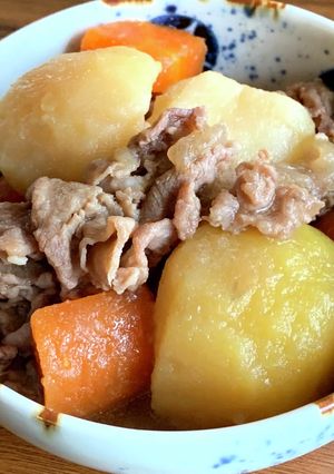 圧力鍋で作った肉じゃが-レシピのメイン写真