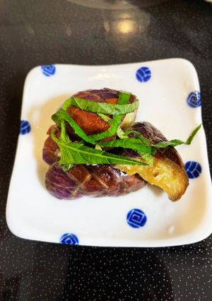 ♡手羽元酢醤油煮の汁de茄子の酢醤油煮♡-レシピのメイン写真