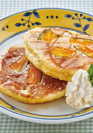 【使いきり】かぼちゃのパンケーキ-レシピのメイン写真