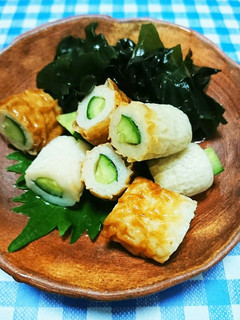 竹輪きゅうりとワカメの酢の物-レシピのメイン写真