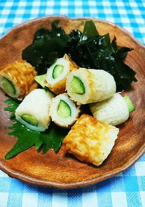 竹輪きゅうりとワカメの酢の物-レシピのメイン写真