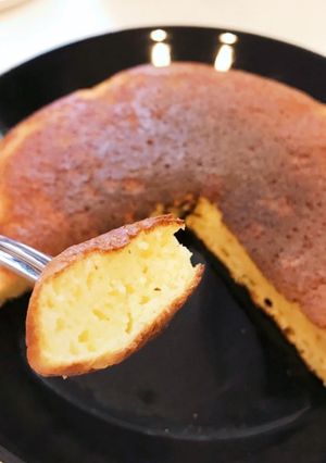 究極！たっぷりたまごの贅沢ホットケーキ-レシピのメイン写真