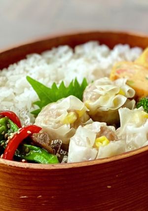 わっぱ弁当＊焼売と中華風味の玉子焼き-レシピのメイン写真