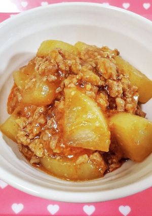 大根消費＊とろっと甘辛♪肉みそ大根-レシピのメイン写真