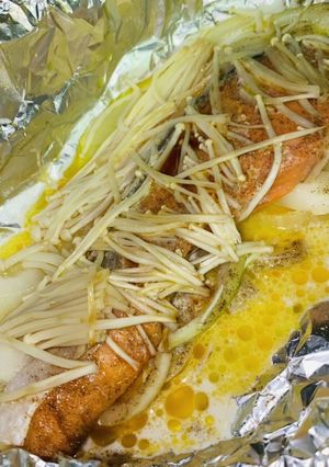 鮭のバターホイル焼き-レシピのメイン写真