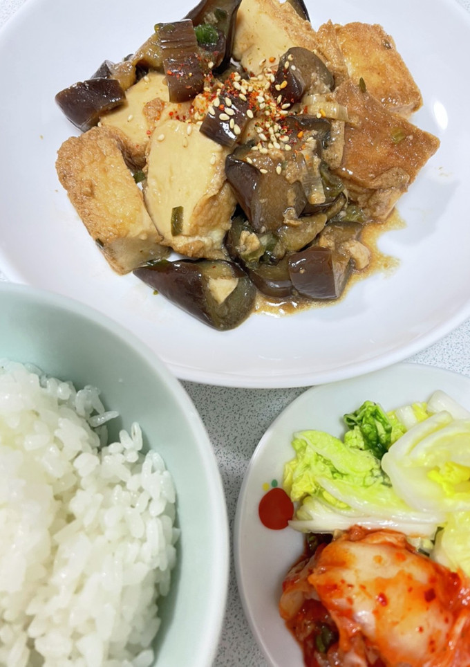 厚揚げとなすの味噌炒め-レシピのメイン写真