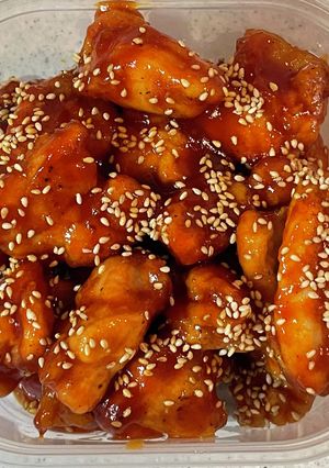 揚げない☆簡単ヤンニョムチキン-レシピのメイン写真
