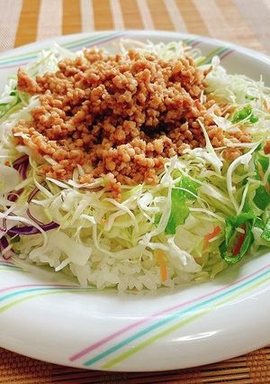 味噌そぼろサラダ丼-レシピのメイン写真
