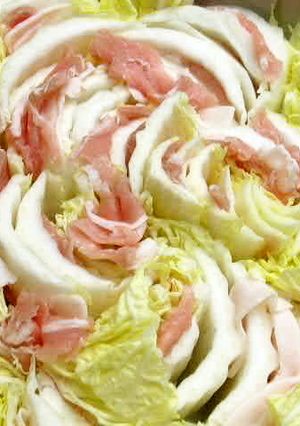 白菜と豚のミルフィーユ鍋　お勧めの食べ方-レシピのメイン写真