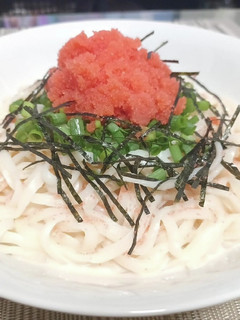超簡単!冷やし たらこミルクうどん!!-レシピのメイン写真