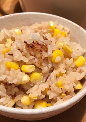 焦がしバター醤油☆焼きとうもろこしごはん-レシピのメイン写真