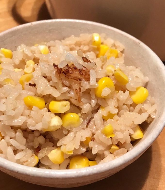 焦がしバター醤油☆焼きとうもろこしごはん-レシピのメイン写真