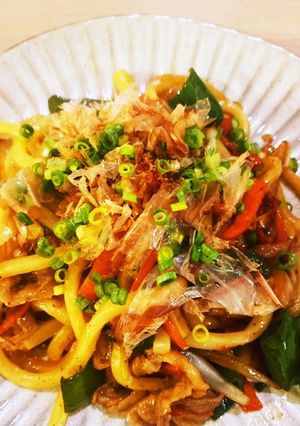 甘辛焼うどん-レシピのメイン写真