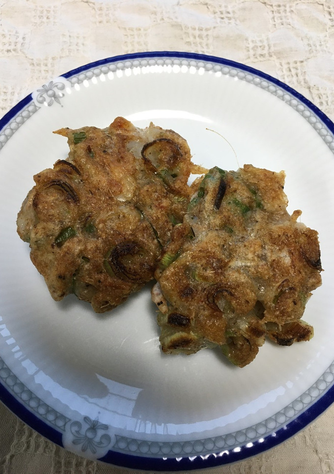 桜エビと長ねぎのお焼き-レシピのメイン写真