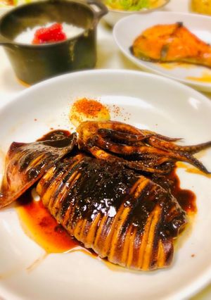 屋台のイカ丸焼き-レシピのメイン写真