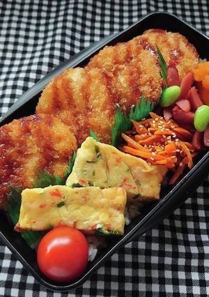❜21/8/25 エビカツ弁当-レシピのメイン写真