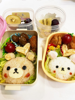 リラックマ・コリラックマ キャラ弁 簡単-レシピのメイン写真