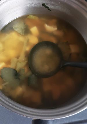 お野菜たっぷり栄養たっぷりお味噌汁-レシピのメイン写真