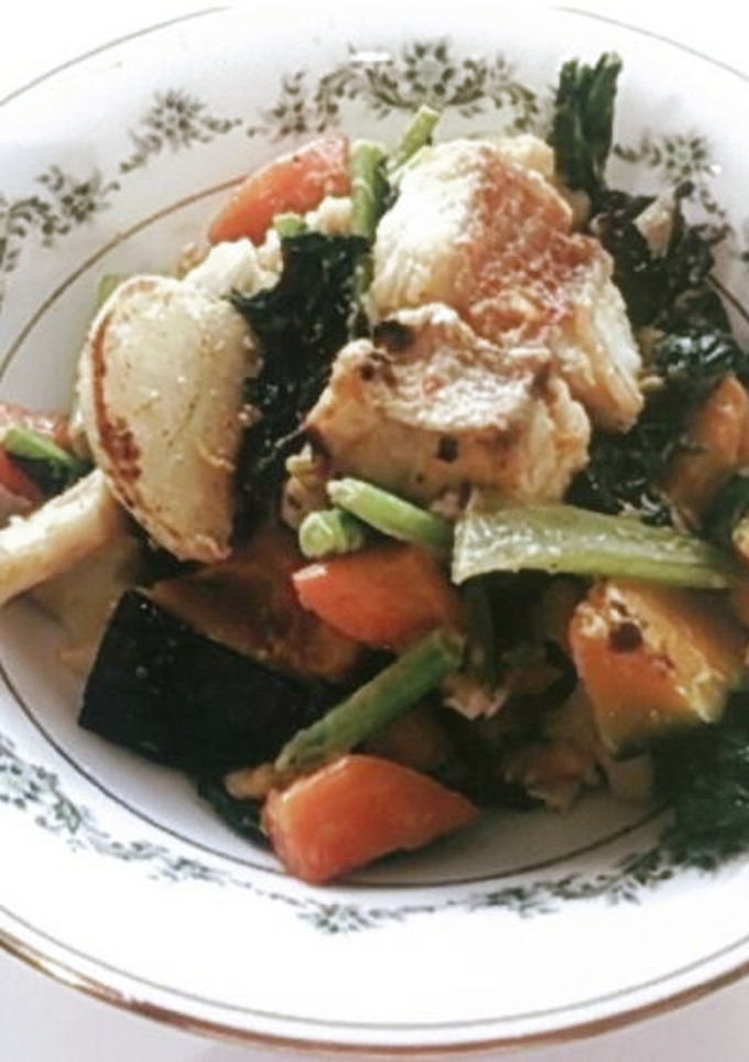 連子鯛と冬野菜のマヨネーズ炒め-レシピのメイン写真