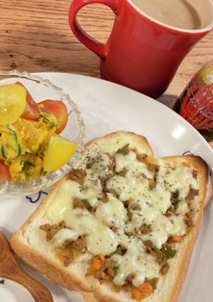 満足タコスミートパン朝食☆-レシピのメイン写真