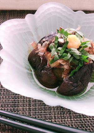【副菜】なすのレンジ蒸し-レシピのメイン写真