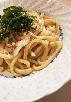梅あぶらでさっぱりうどん-レシピのメイン写真