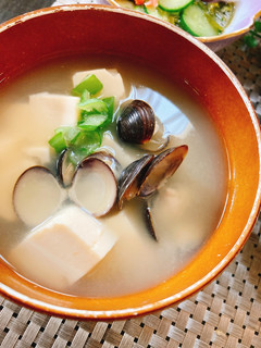 しじみと豆腐の味噌汁-レシピのメイン写真