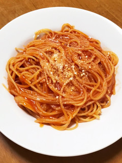 トマト煮込みリメイクパスタ-レシピのメイン写真