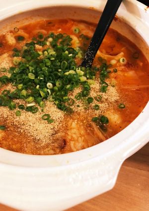 ブランチに！あったかキムチ粥-レシピのメイン写真