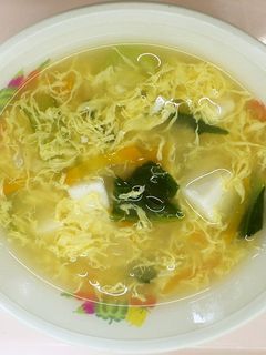 豆腐入りかき玉汁 ★宇都宮学校給食-レシピのメイン写真