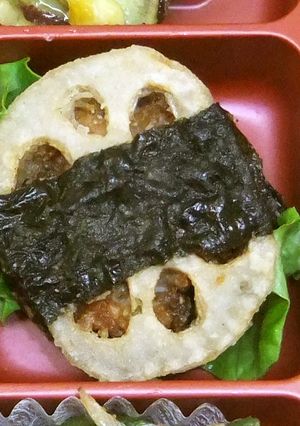 豚肉の蓮根はさみ磯辺揚げ-レシピのメイン写真