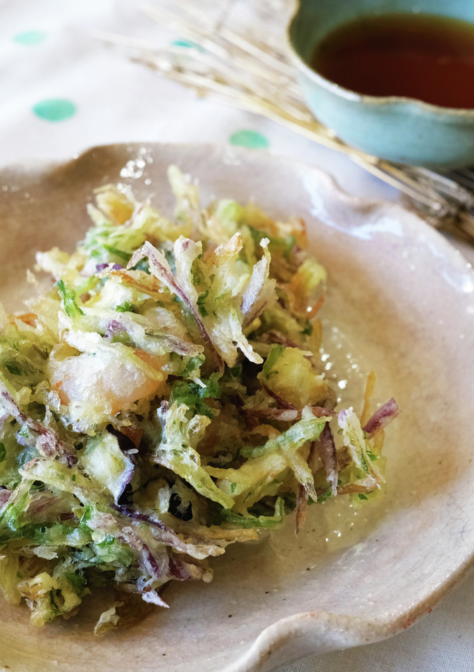 香り夏野菜のかき揚げ-レシピのメイン写真