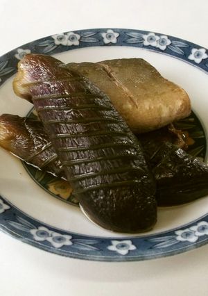 つばいそとなすの煮物-レシピのメイン写真