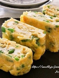 ピーマンたっぷりの卵焼き-レシピのメイン写真