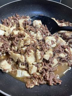 豚ひき肉と豆腐の甘辛丼-レシピのメイン写真