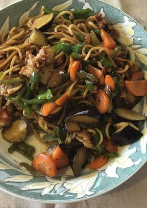アレンジレシピ夏野菜焼きそば-レシピのメイン写真
