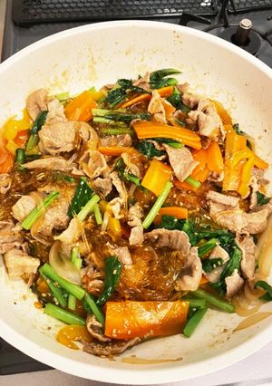 ひき肉のチャプチェ-レシピのメイン写真
