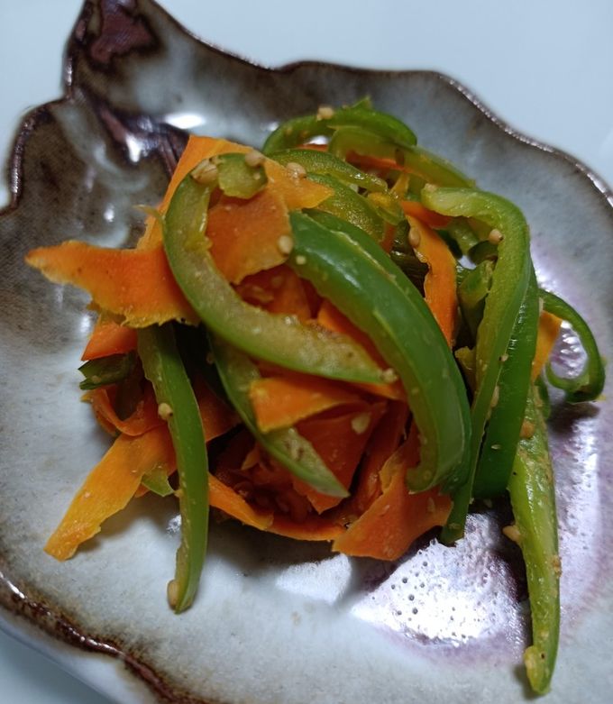 ピーマンのごまあえ by キッチンmomo 【クックパッド】 簡単おいしい