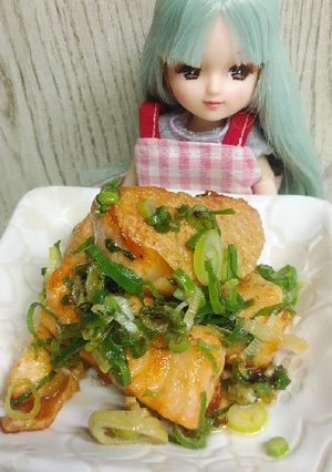 リカちゃん♡鮭のハラスねぎ塩焼き-レシピのメイン写真