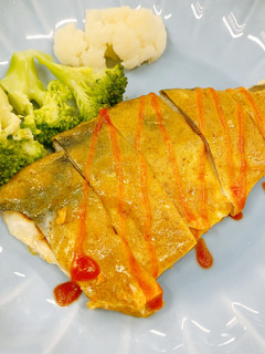 【病院】魚カレーピカタ【給食】-レシピのメイン写真