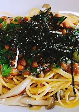 簡単♪ワンパン納豆パスタ-レシピのメイン写真
