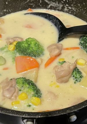 チキンのクリーム煮-レシピのメイン写真