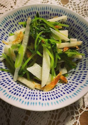簡単！美味しい！長芋と豆苗のお浸し-レシピのメイン写真