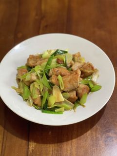 まぐろと白ネギの味噌マヨ炒め♪-レシピのメイン写真