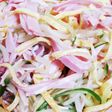 もやし彩りサラダ*給食風の冷やし中華に