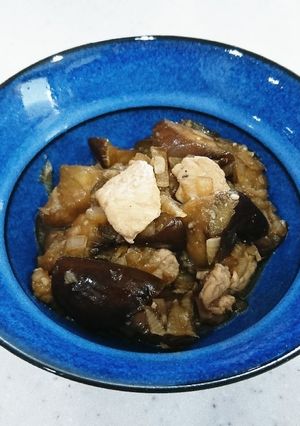 フライパンで簡単☆ナスと鶏肉の炒め煮♪-レシピのメイン写真