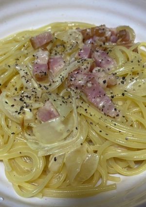 カルボナーラ-レシピのメイン写真