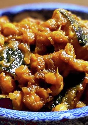 かぼちゃのピーナッツ味噌バター煮-レシピのメイン写真